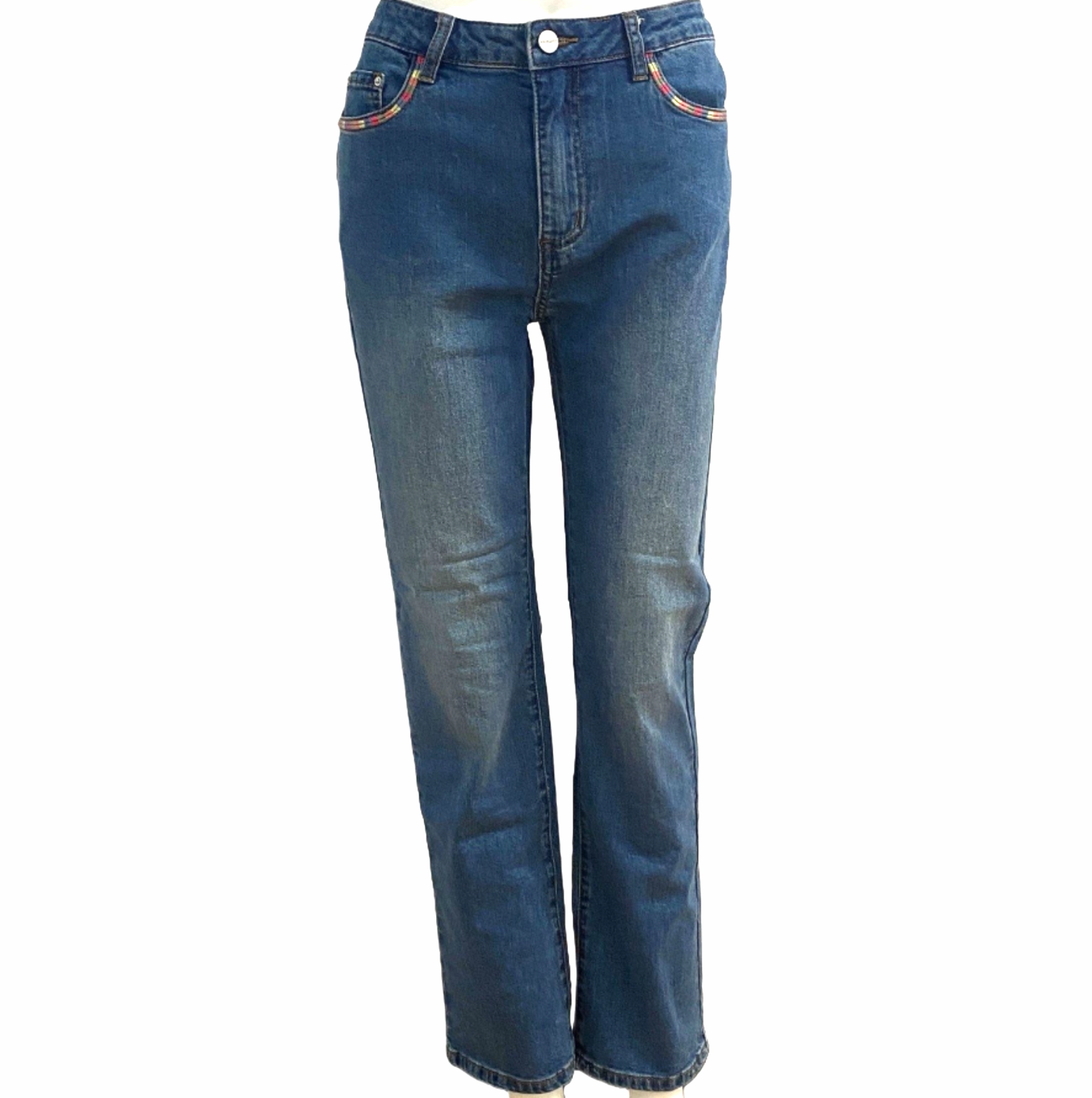 87321001 Denim Pant - Washed Blue Anti Friction Lining Easy Access
