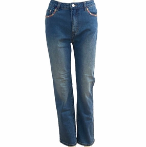 87321001 Denim Pant - Washed Blue Breath Friendly