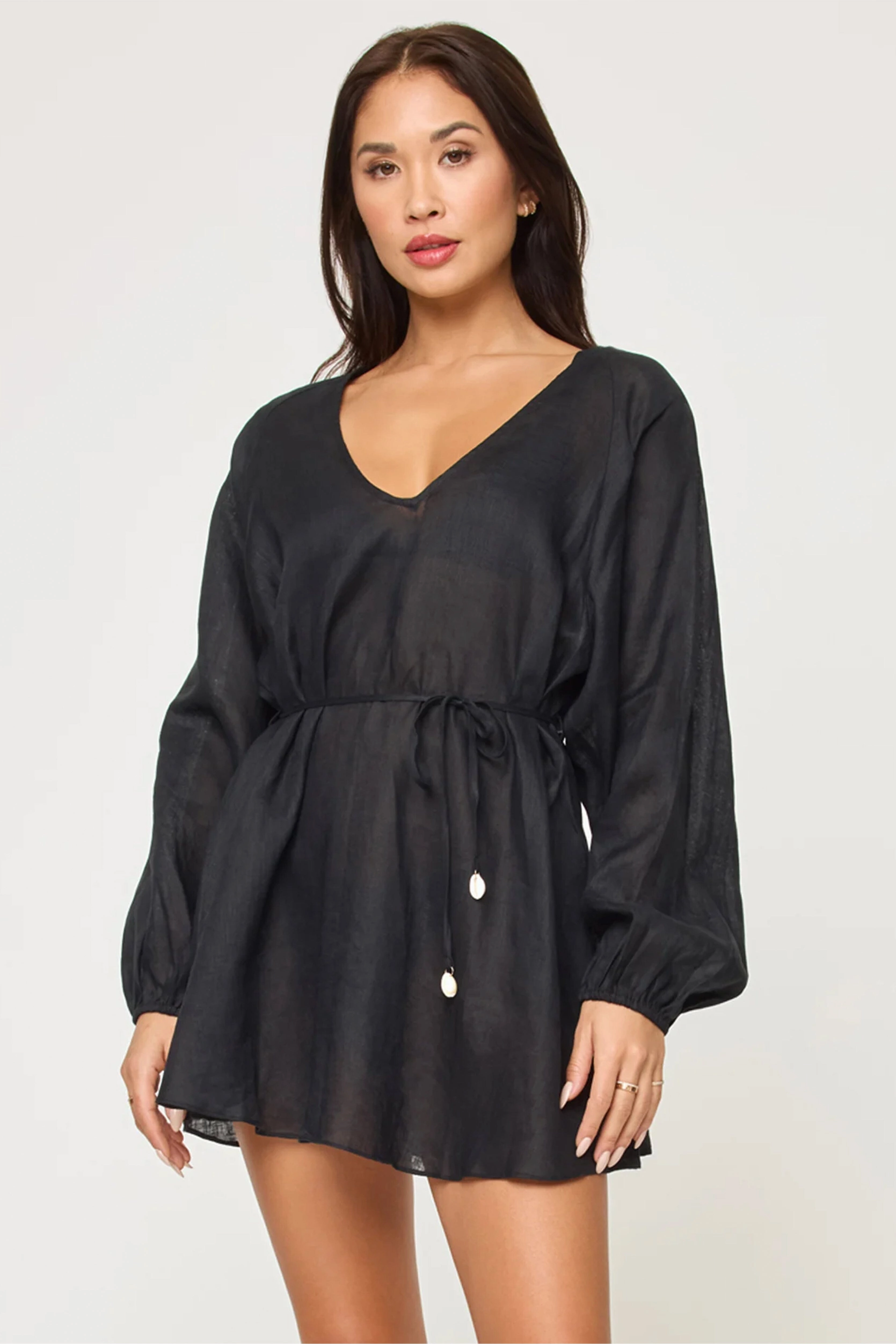 Simple Ease Light Comfort L SPACE | Boat Trip - Tunic Black