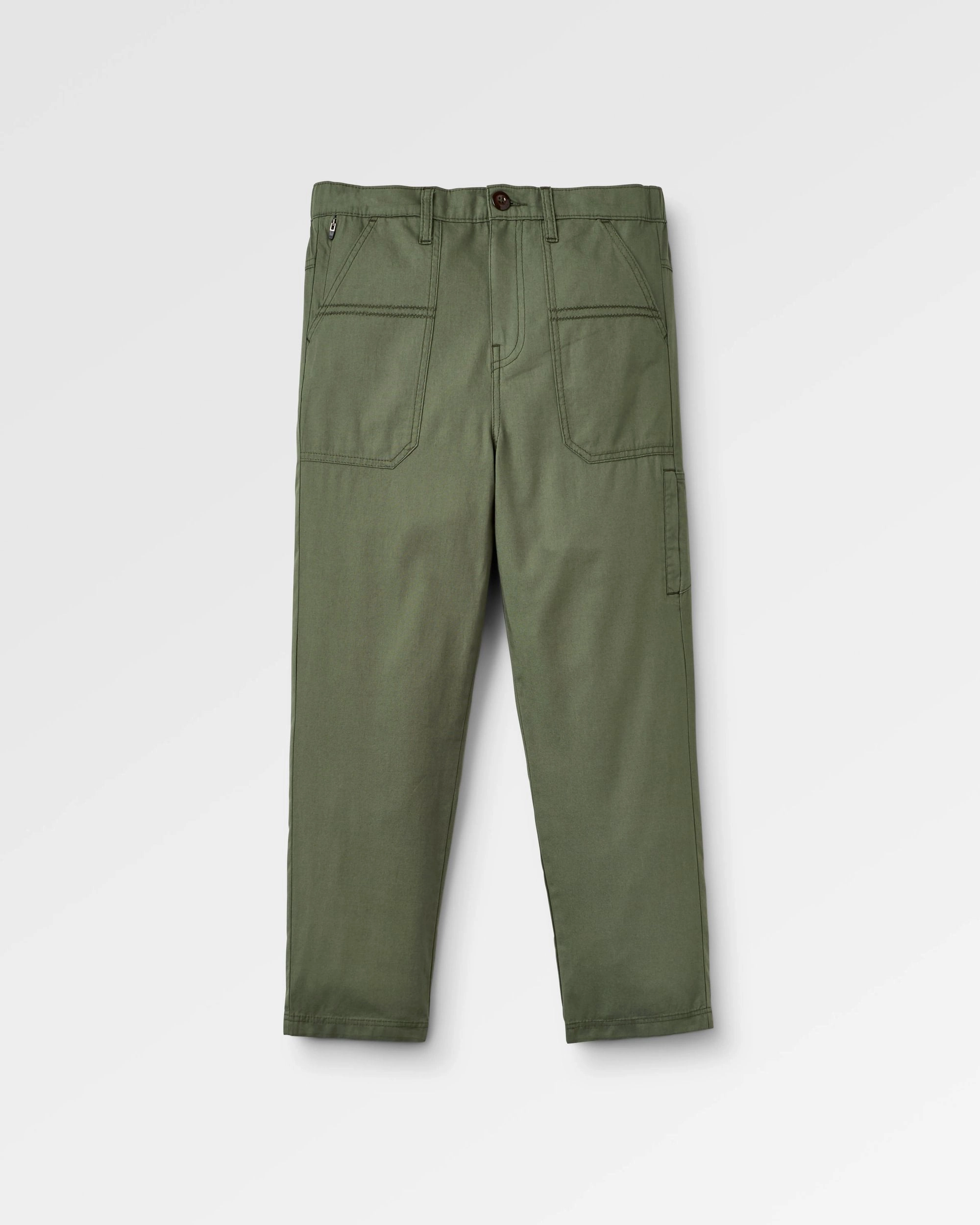 Talis Light Casual Trouser - Wild Green LowProfileTopstitching