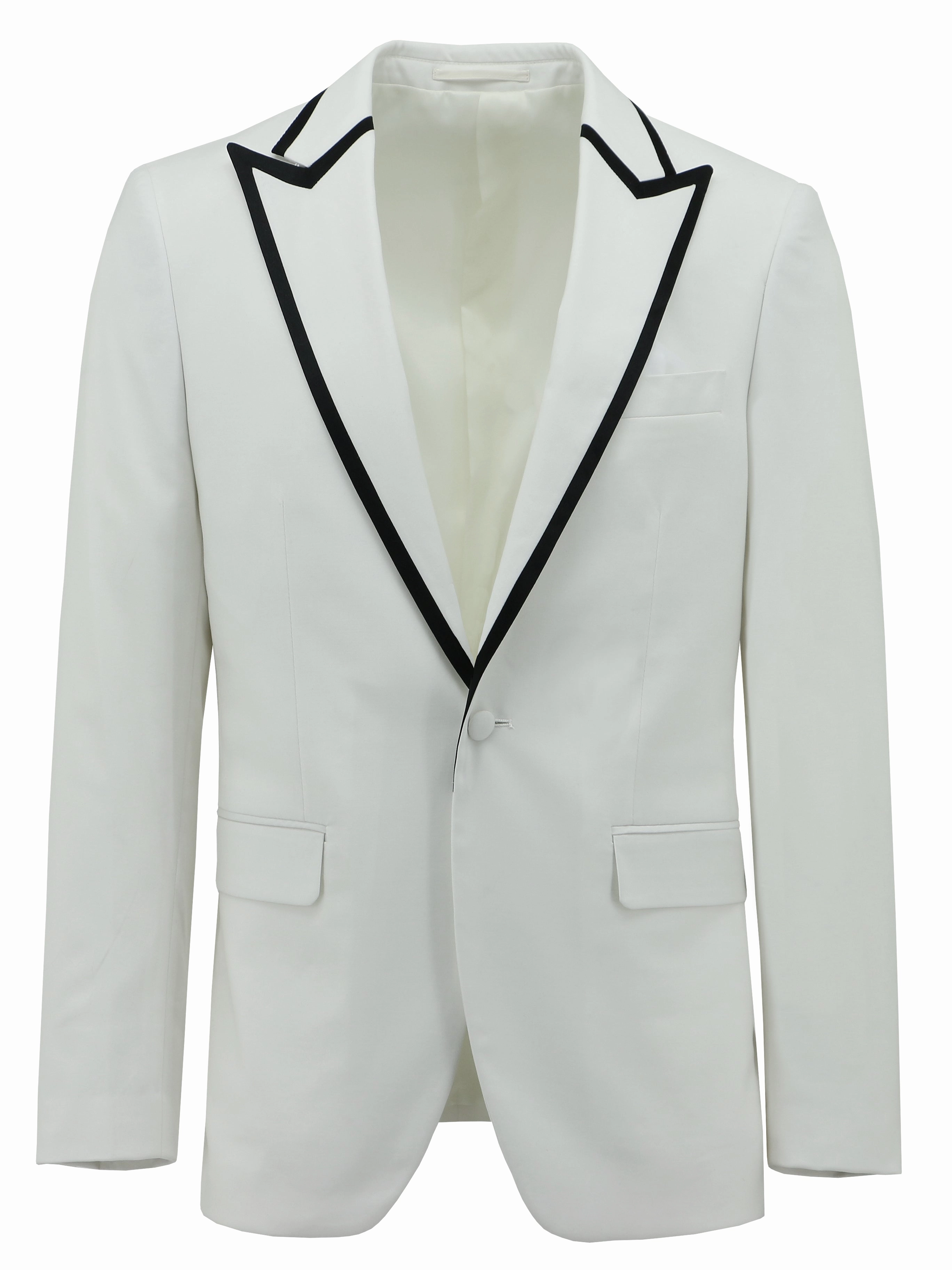 Academy White Dinner Jacket ShrinkResistantFabric