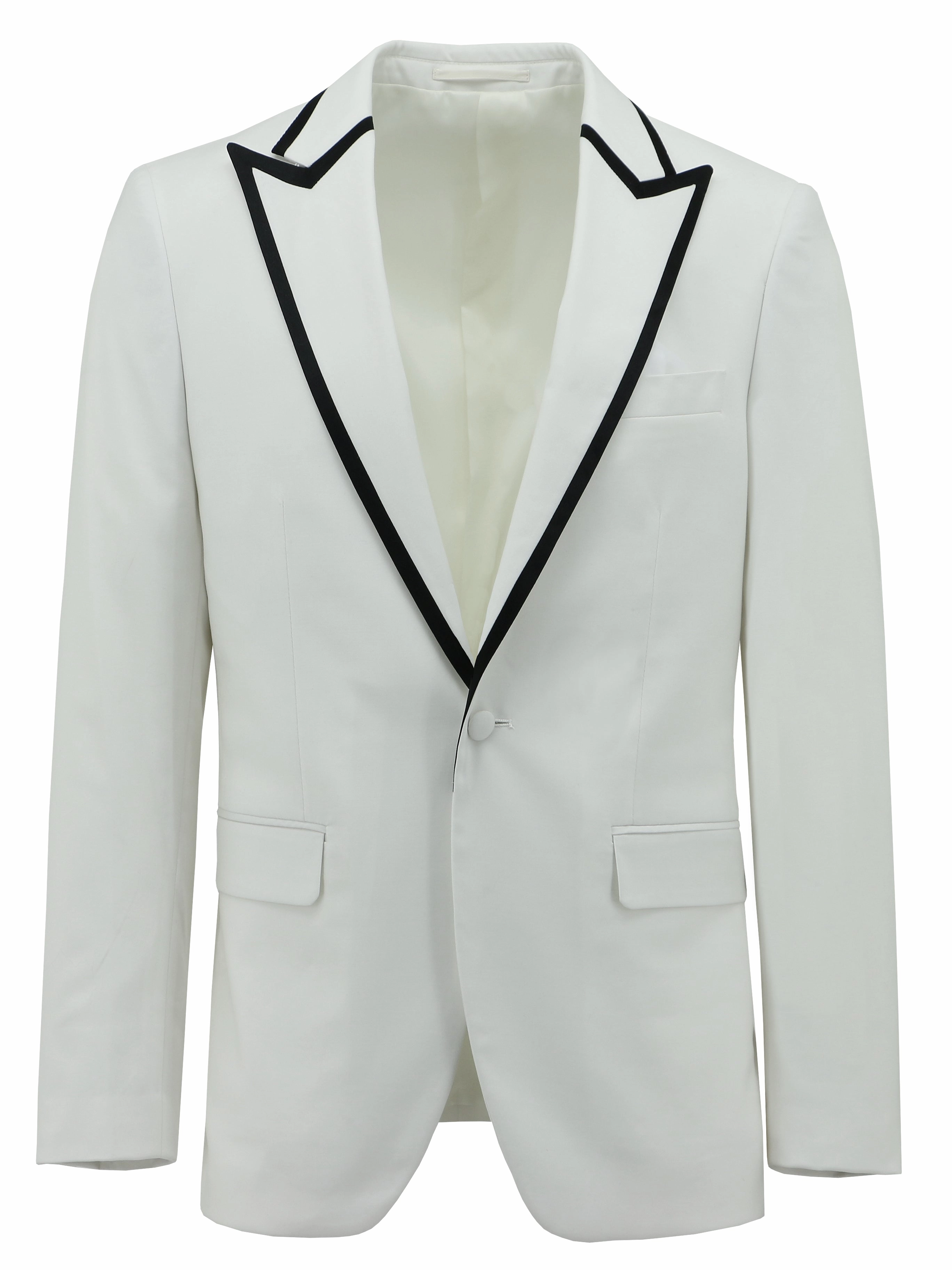 Academy White Dinner Jacket Waterproof Design City Commuter