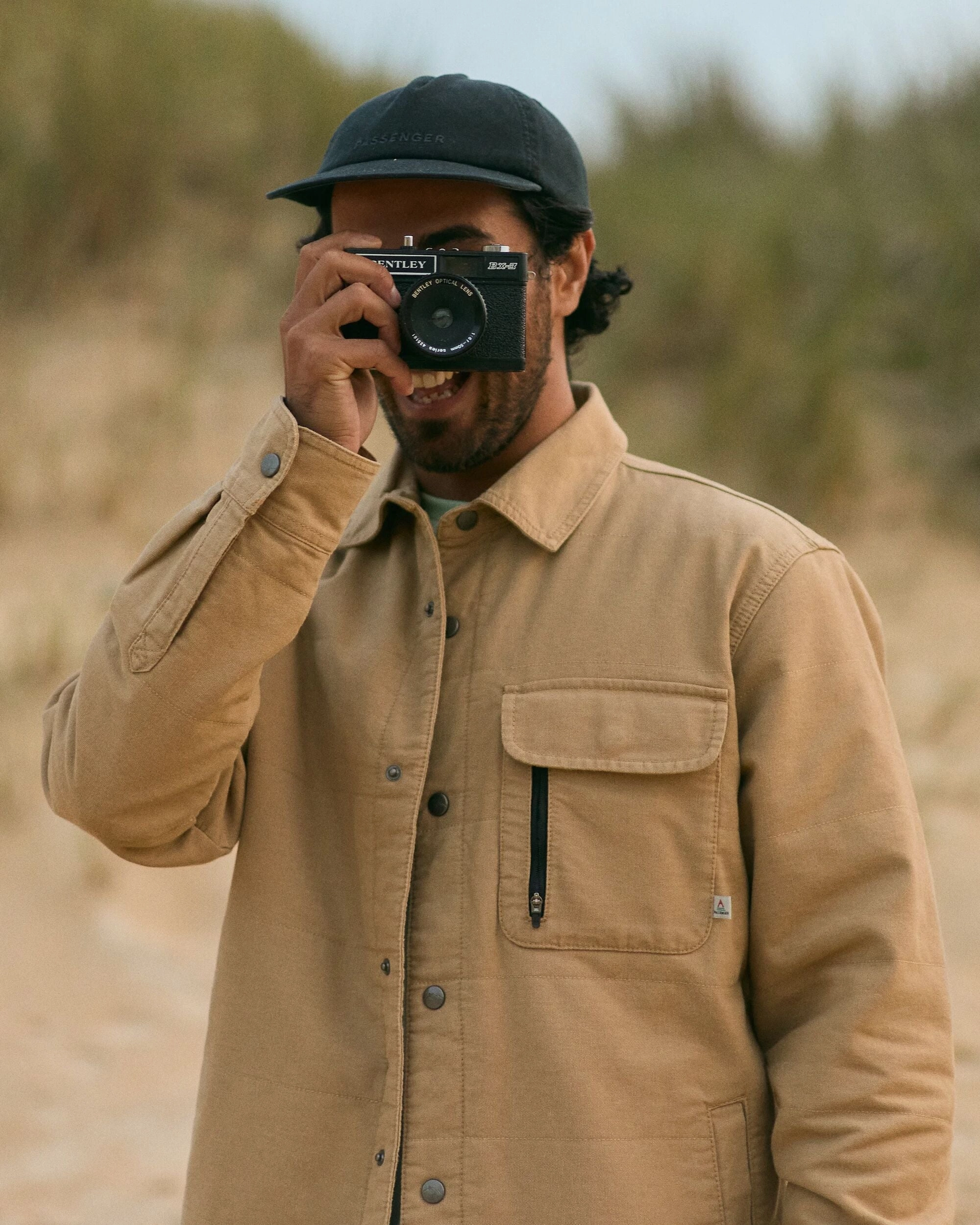 ThermalReflective Hypoallergenic Interior Taranaki Canvas Quilted Overshirt - Stone