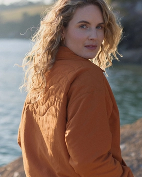 Reinforced Shoulder Protection Tasi Recycled Insulated Jacket - Sunset Orange