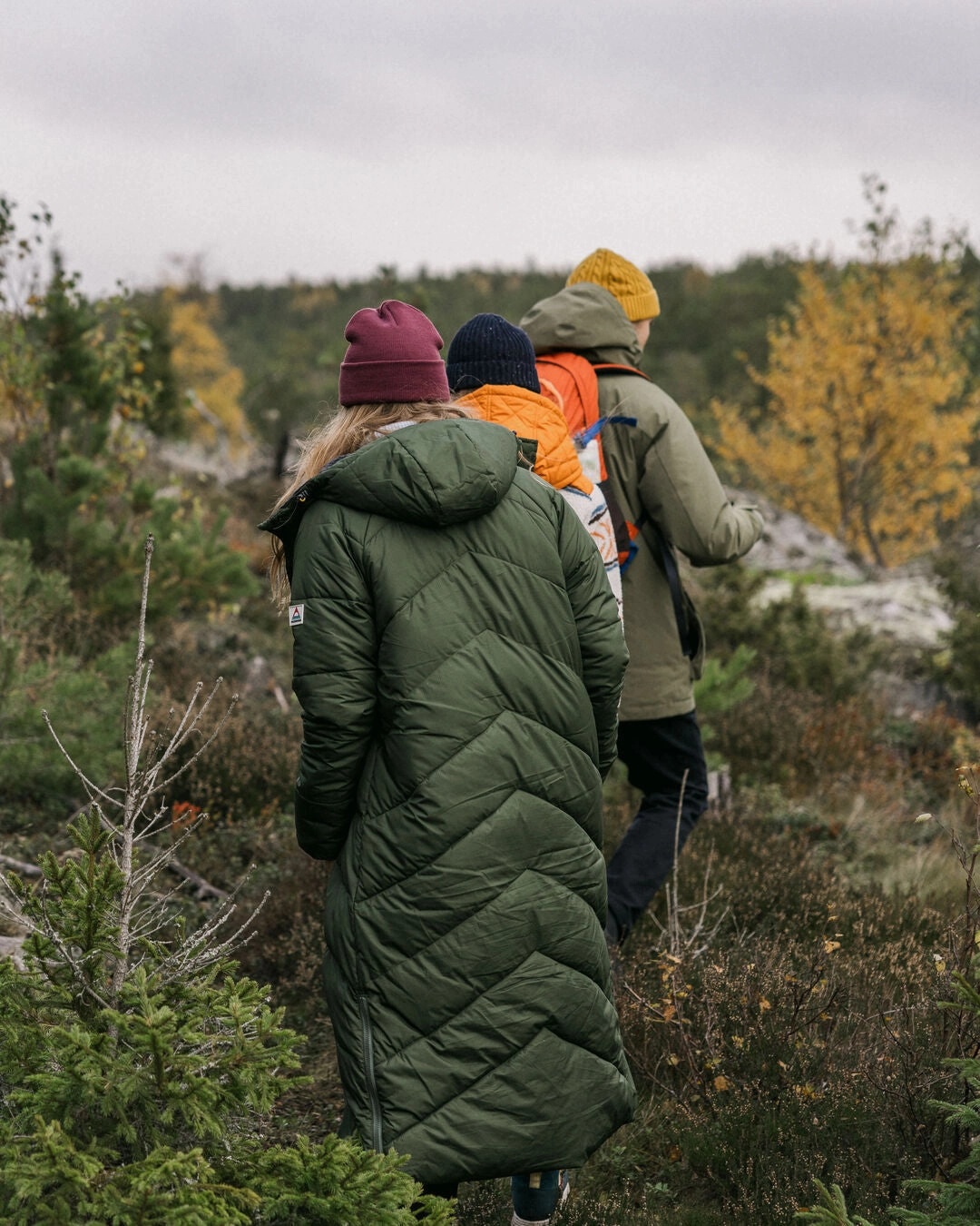 WaterRepellentExterior Neutral Fit Design Tasman 2.0 Recycled Long Insulated Jacket - Fir Tree