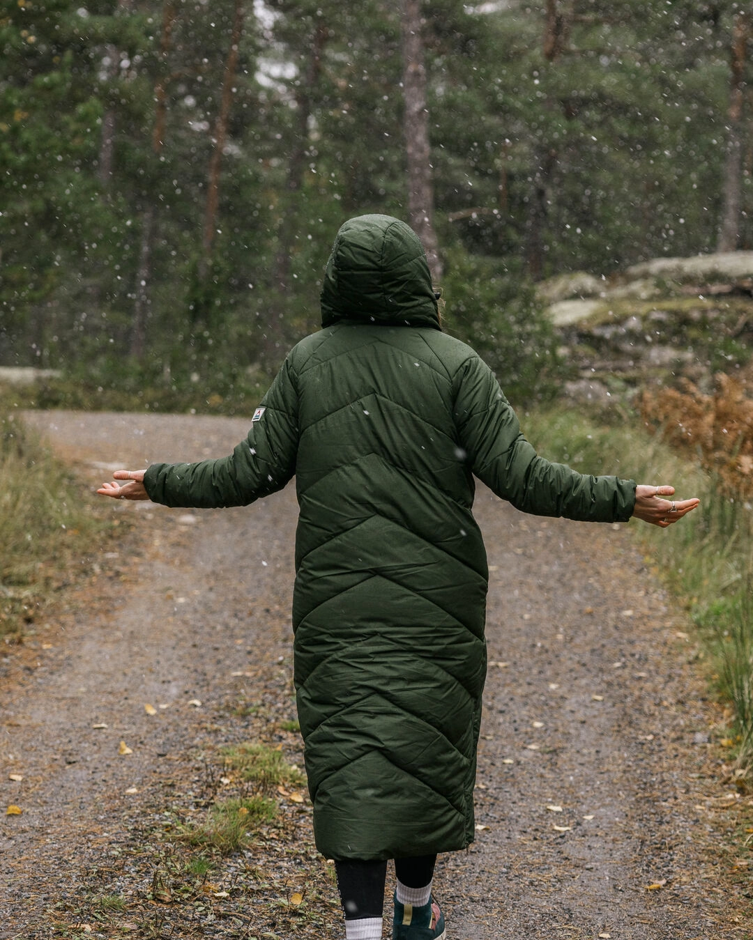Everyday Look ZipperClosure Tasman 2.0 Recycled Long Insulated Jacket - Fir Tree