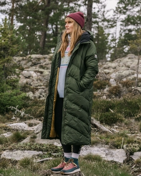 Hidden Zipper Tasman 2.0 Recycled Long Insulated Jacket - Fir Tree
