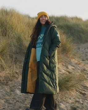 Tasman Recycled Long Insulated Jacket - Fir Tree Basic Travel Fit