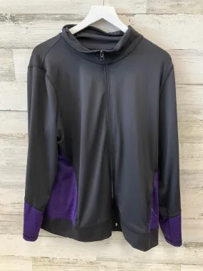 InterchangeableLining Simple Look Athletic Jacket By St Johns Bay In Purple, Size: Xl