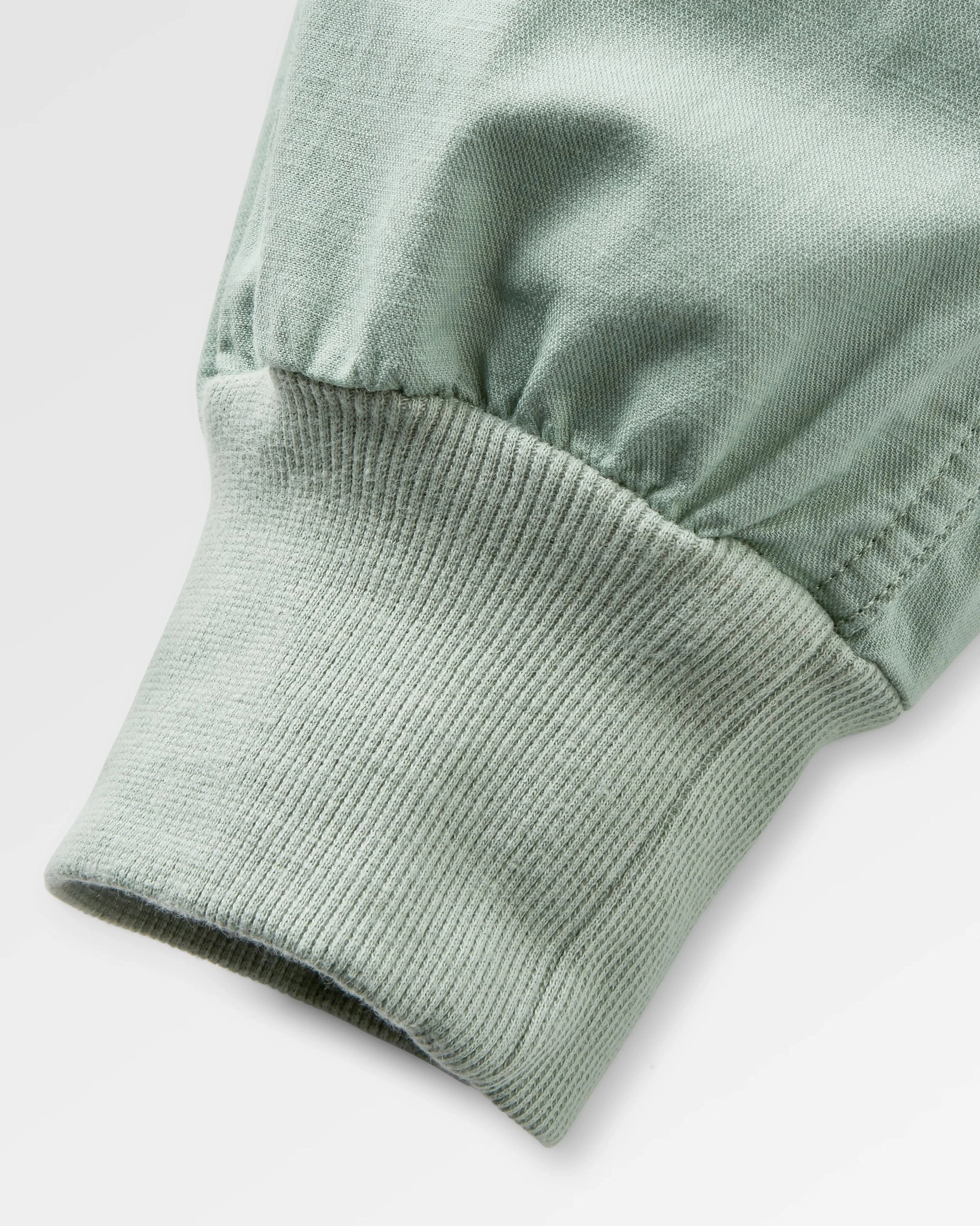 Hydrilla Trouser - Pistachio Decorative stitching