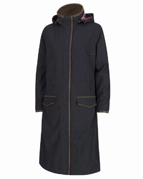 Faux Fur Collar Hoggs of Fife Struther Ladies Long Riding Coat