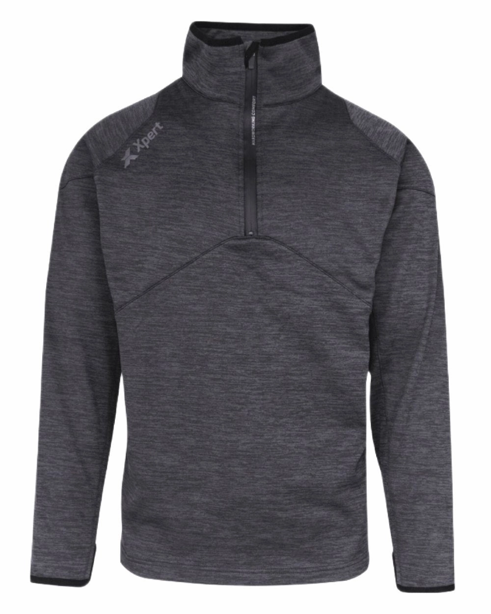Xpert Mens Pro Half Zip Tech Fleece Jacket LaserCut Vents City Wear