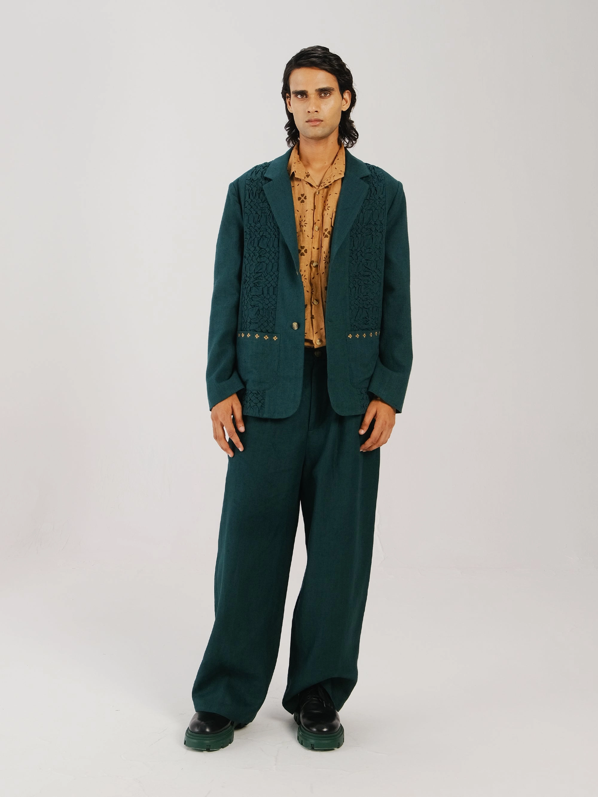 Eco Nice Front Smocked Blazer