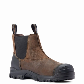 Warm Comfort Weekend Ready Ariat Mens Treadfast Chelsea Waterproof Steel Toe Work Boots