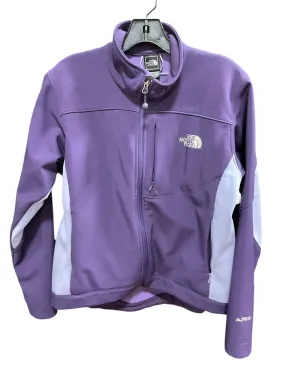 Bonded Edge Finish Athletic Jacket By The North Face In Purple, Size: M