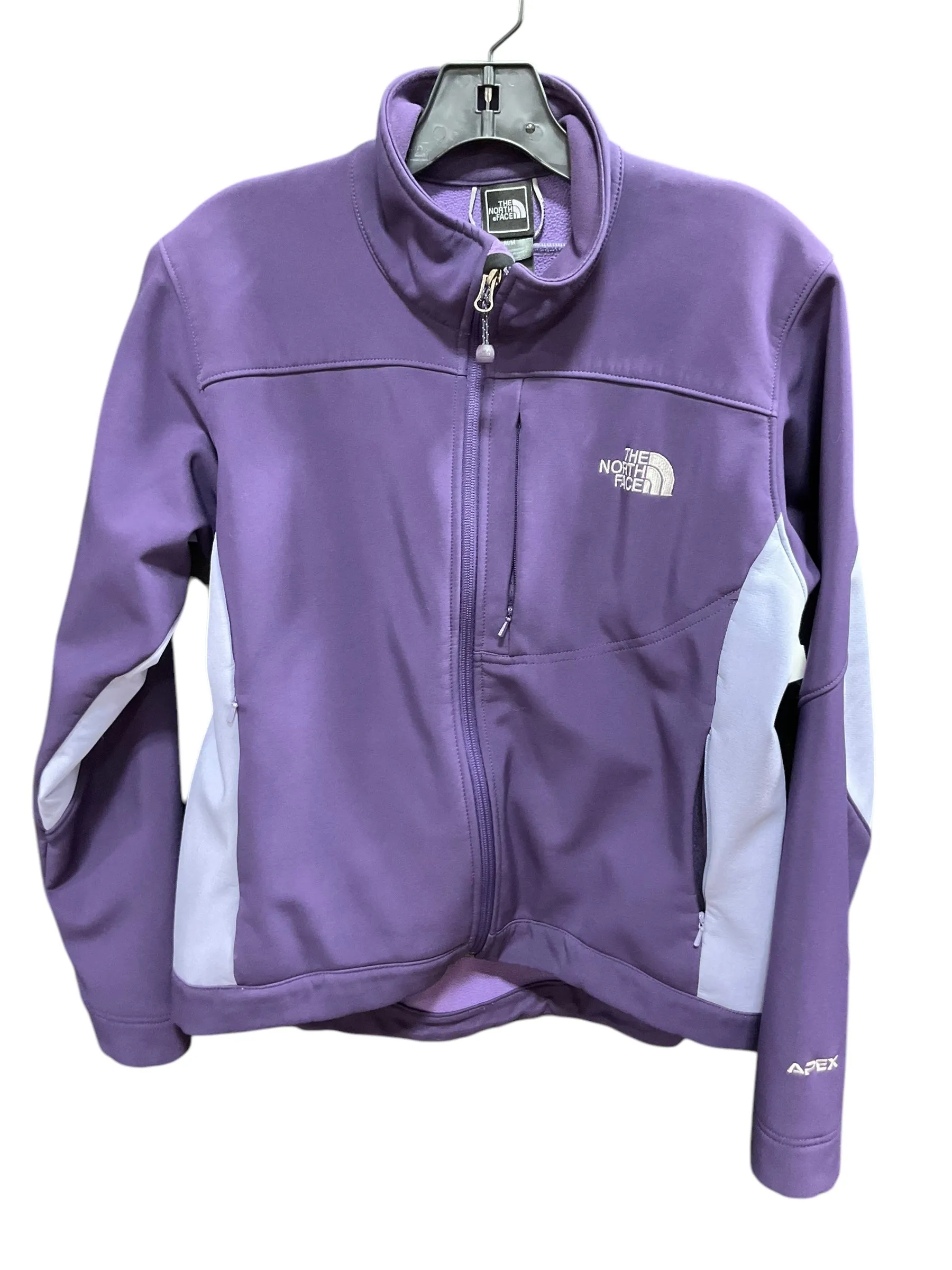 Bonded Edge Finish Athletic Jacket By The North Face In Purple, Size: M