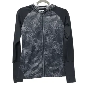 Athletic Jacket By Saucony In Black & Grey, Size:Xs stain resistant coating Layered Drape