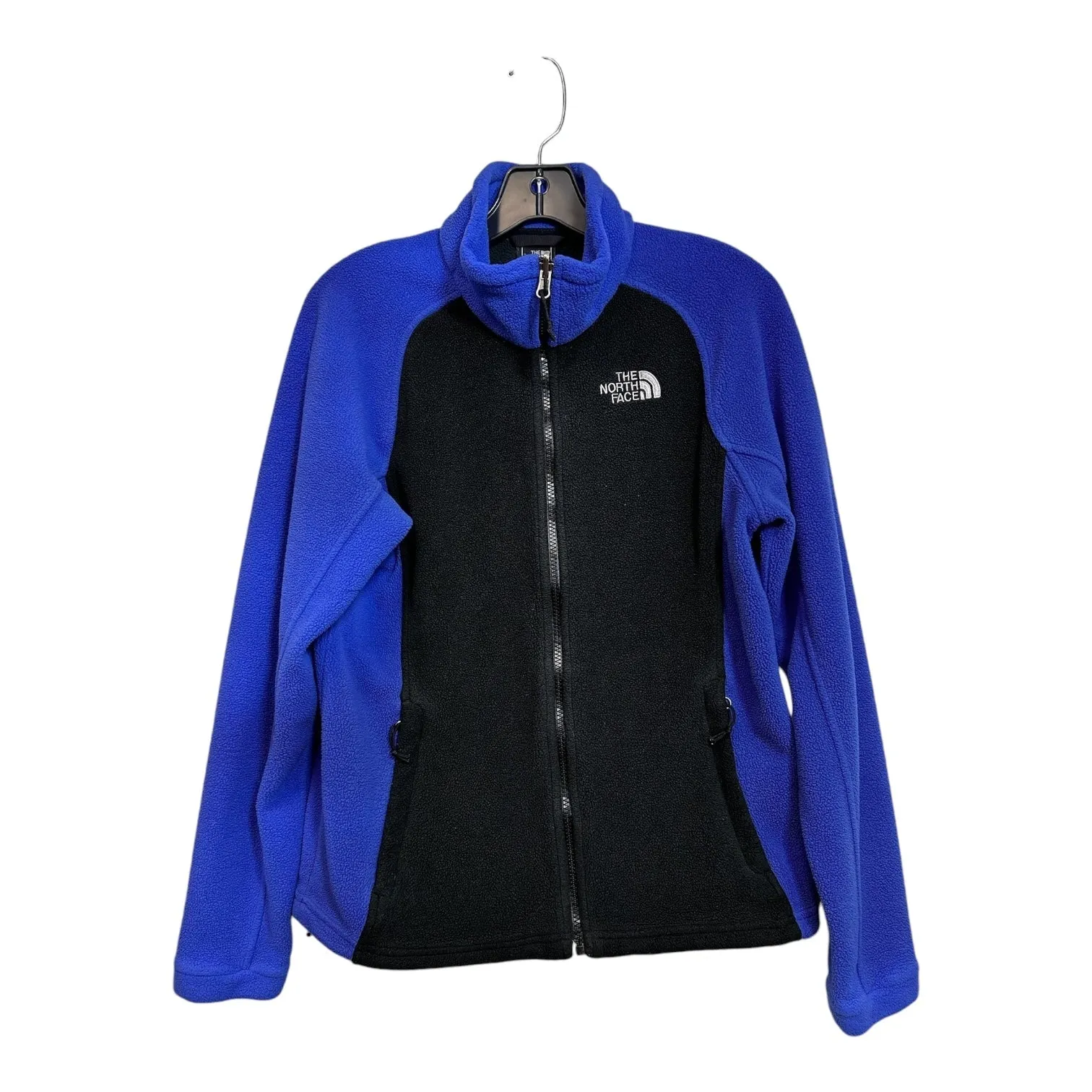 Athletic Jacket By The North Face In Black & Blue, Size: M Anti Static Lining Non Restrictive Fit