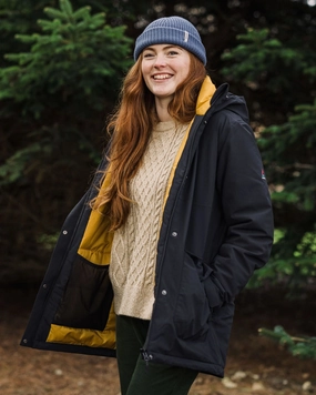 Layered construction Weather Smart Look Telluride Waterproof Parka - Black