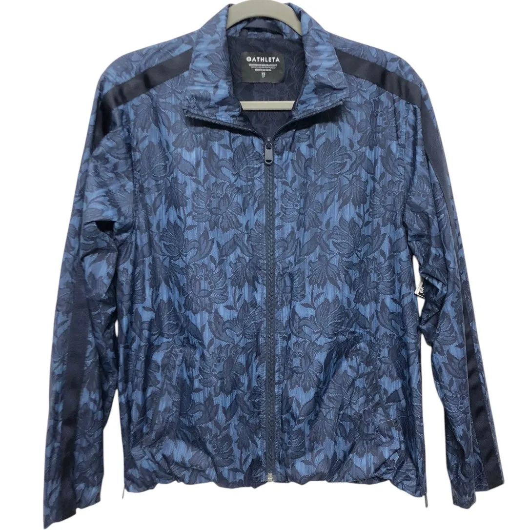 Cold Days Athletic Jacket By Athleta In Blue, Size:Xs