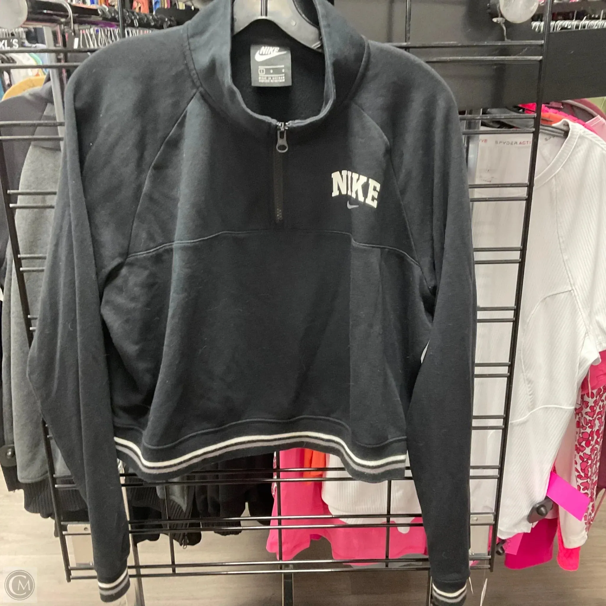 Thermal Insulated Jacket Athletic Jacket By Lululemon In Black & Grey, Size: L