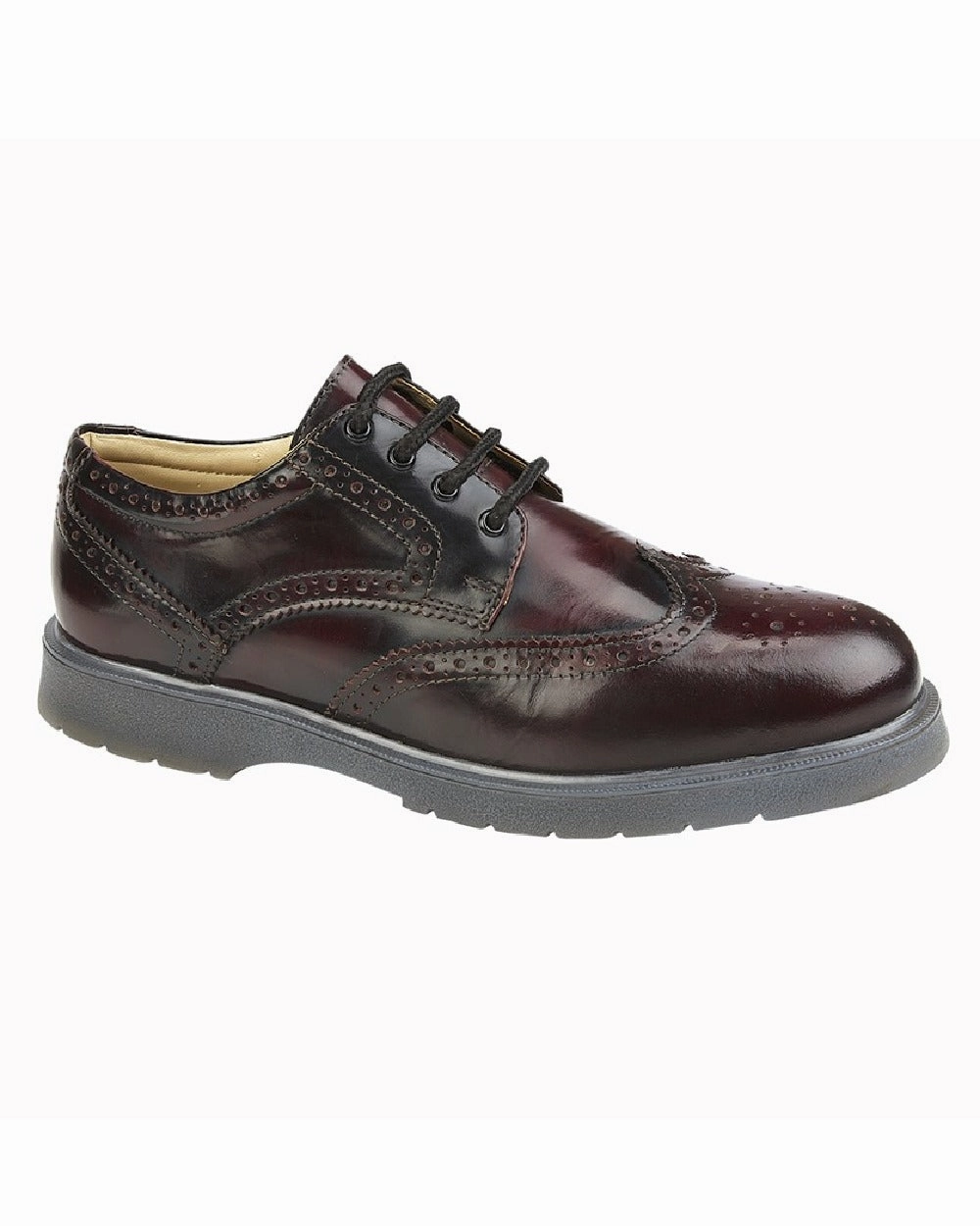 Formal Wardrobe Grafters Mens 4 Eye Wing Cap Brogue Gibson Shoes