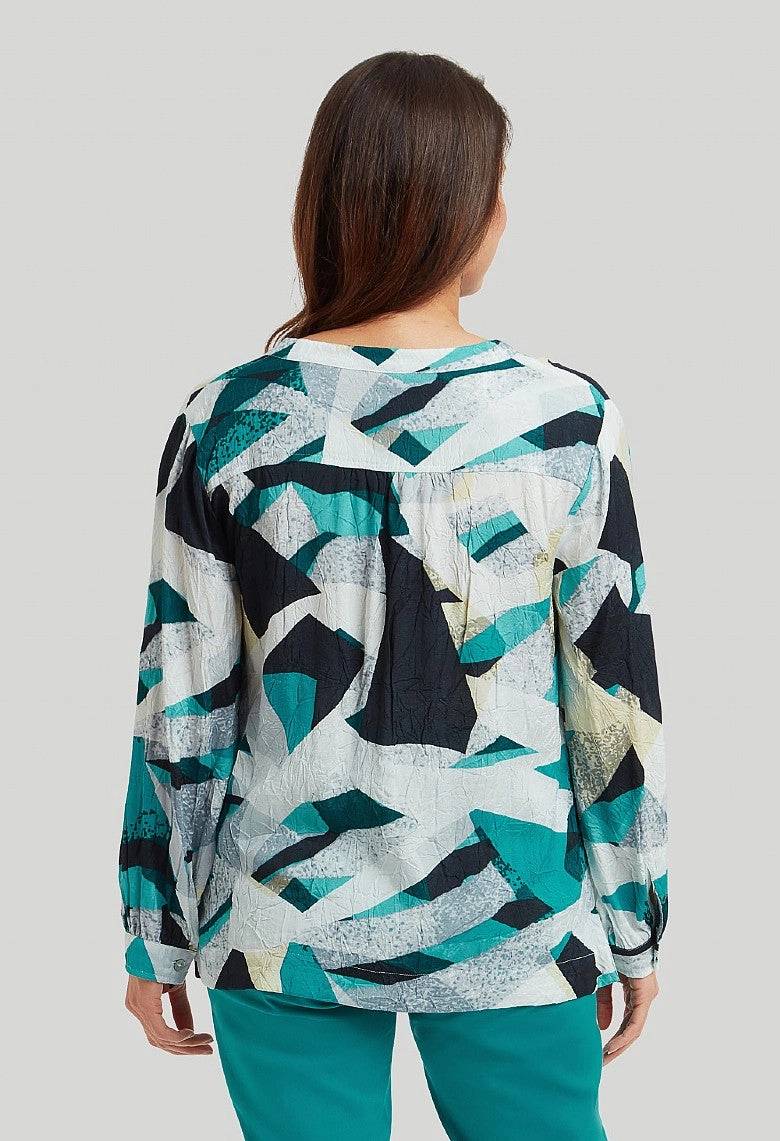 summer look Lindsy Top Sultra Print ?C Blue Mix