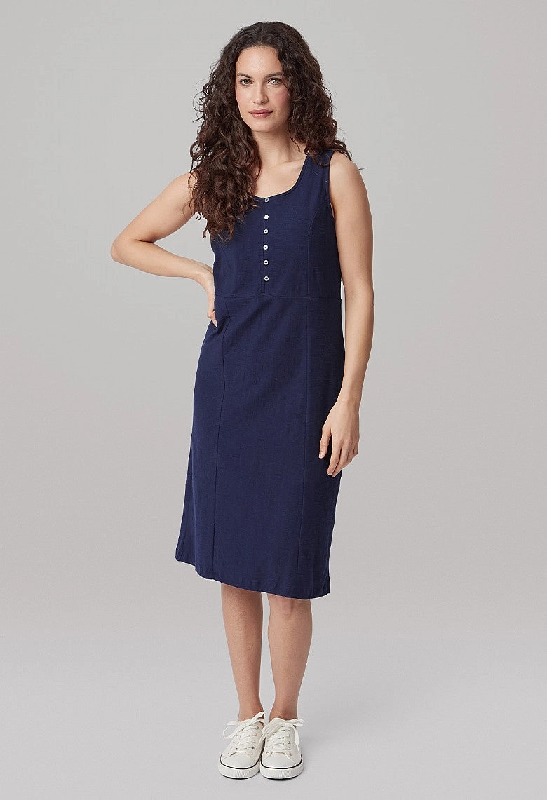 Teresa Dress - Navy  5152866SS Vintage feel