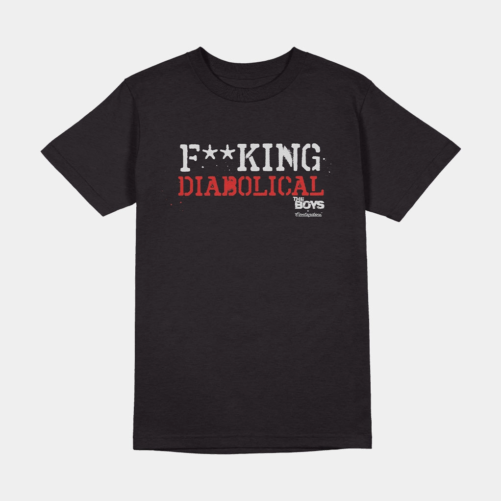 THE BOYS F**NG DIABOLICAL SHORT SLEEVE SHIRT Smooth Stitching Sustainable Production Methods
