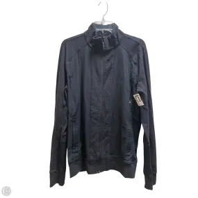 Cashmere Blend Hooded style Athletic Jacket By Lululemon In Black, Size: L