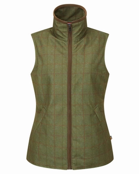 Plaid Print Alan Paine Womens Didsmere Gilet