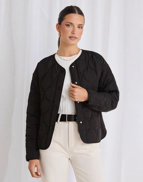 Apex Puffer Jacket - Black Rainy Day Transitional City Fit