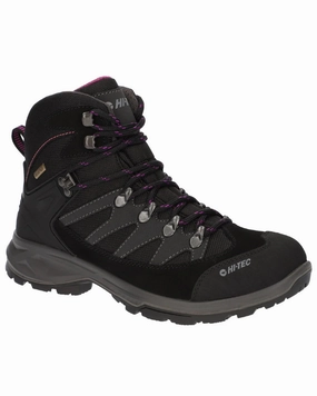 Hi-Tec Womens Clamber Boots Reinforced Form Night Travel All Weather Snow Trekker