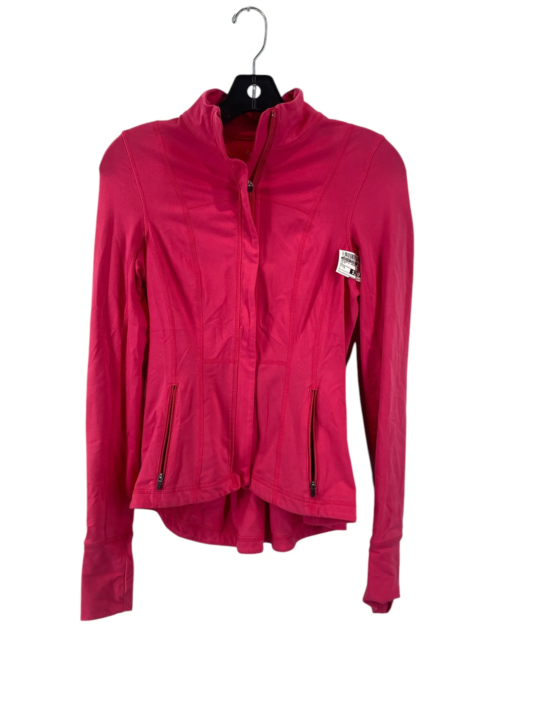 Athletic Jacket By Calvin Klein In Pink, Size: S On Duty Layer WaterRepellent Finish