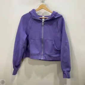 BondedSeams Stretchable Waistband Athletic Jacket By Lululemon In Purple, Size: Xs