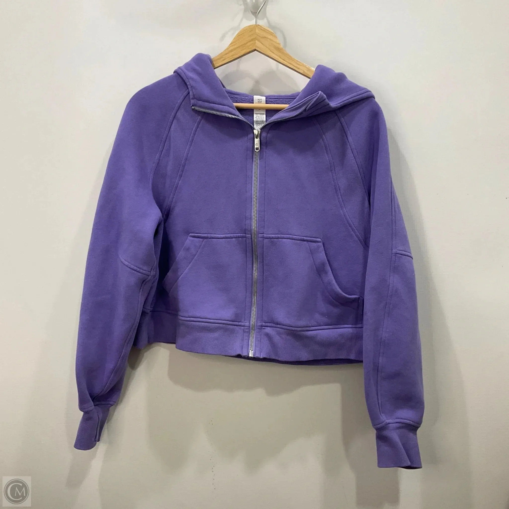 BondedSeams Stretchable Waistband Athletic Jacket By Lululemon In Purple, Size: Xs