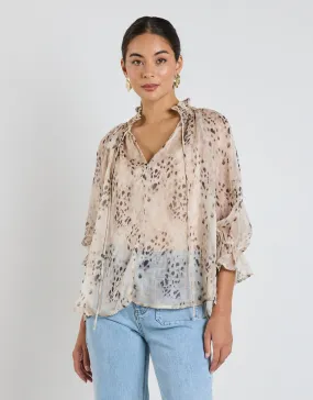 Soft Texture Double Stitched Seams Odyssey Top - Georgette