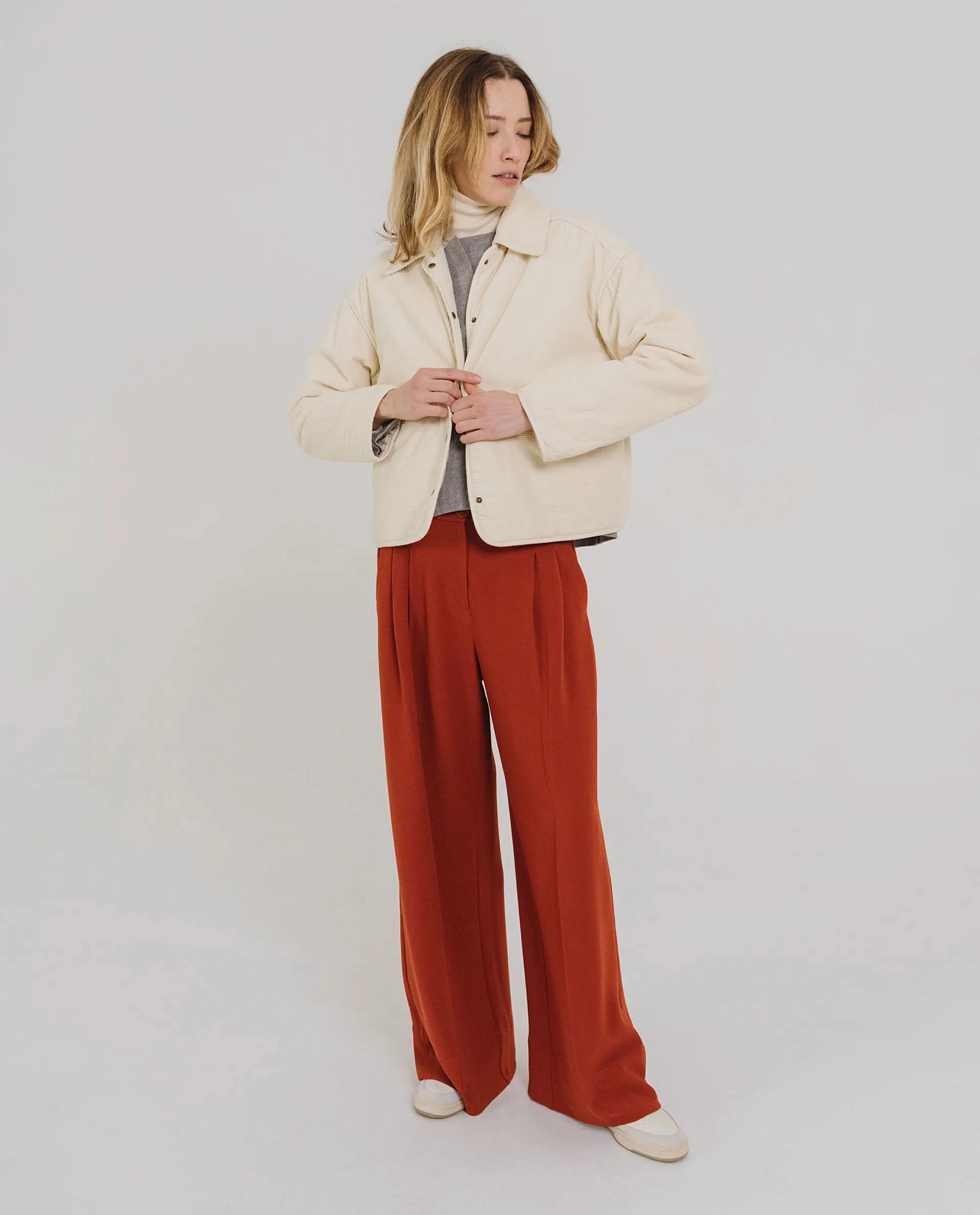 Tinsels Days Molly Jacket in Meringue Easy Fit Piece