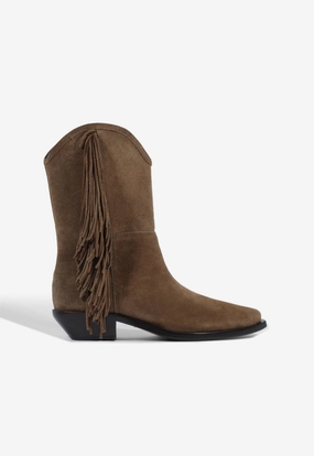 Tess West Suede Bootie Fire Side