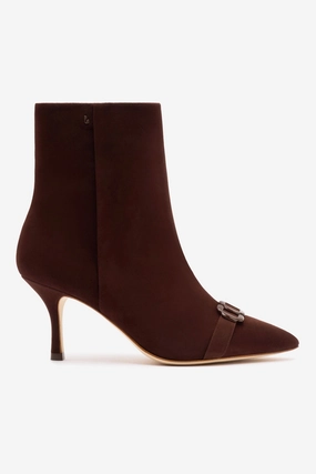 Mini Kate Boot In Brown Suede and Daisy Accent All Activity Light support