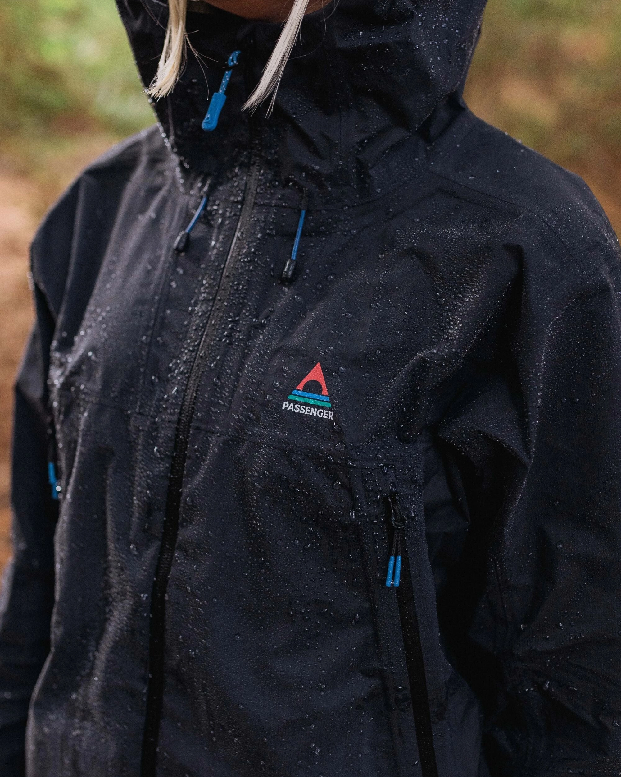 Trailscape Light Women's Recycled Waterproof Jacket - Black HeatReflectiveLining