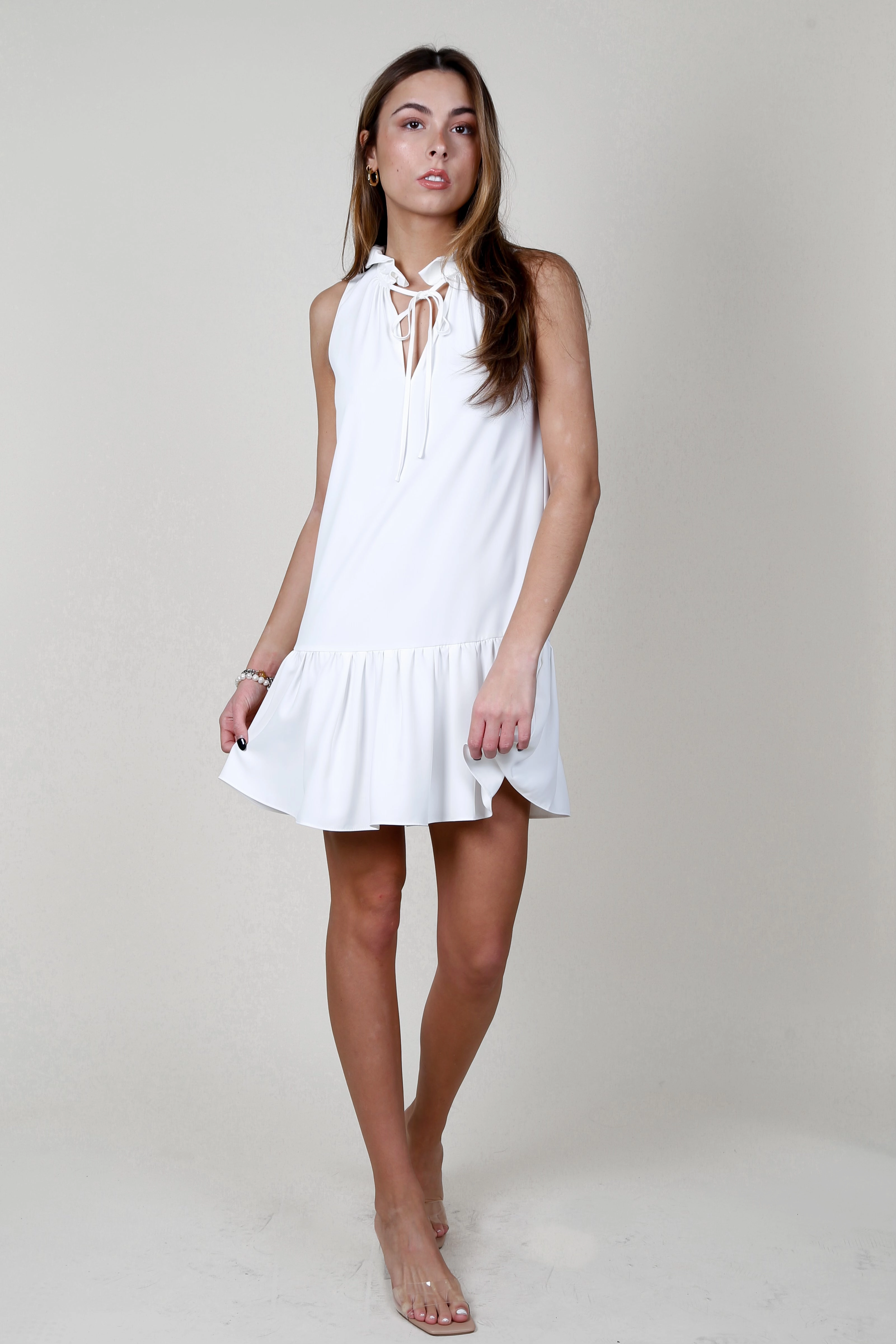 Refined Cut AMANDA UPRICHARD | The Ellis Dress - Ivory