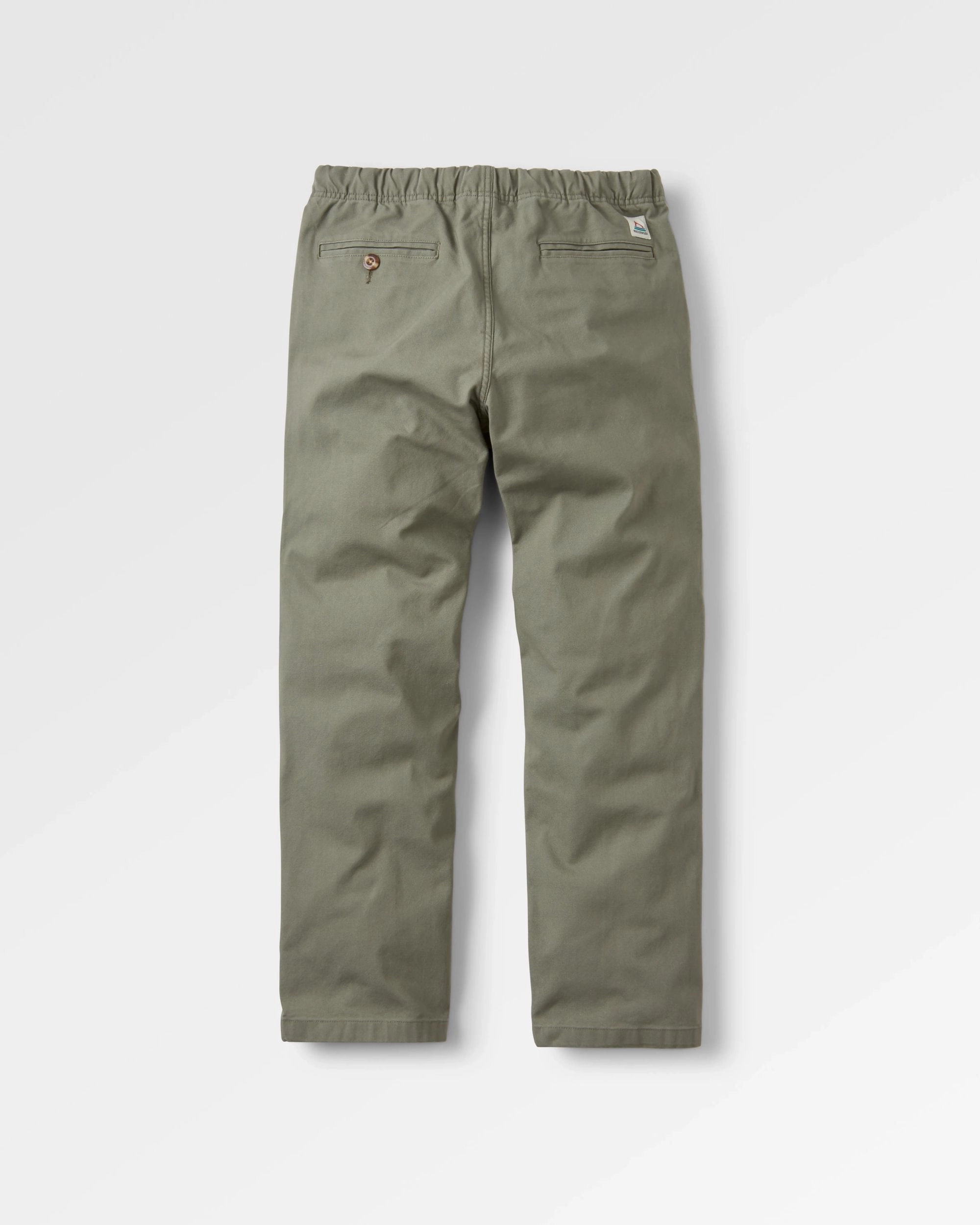 DoubleLayeredHem Adventurer Organic Canvas Trouser - Dusty Olive