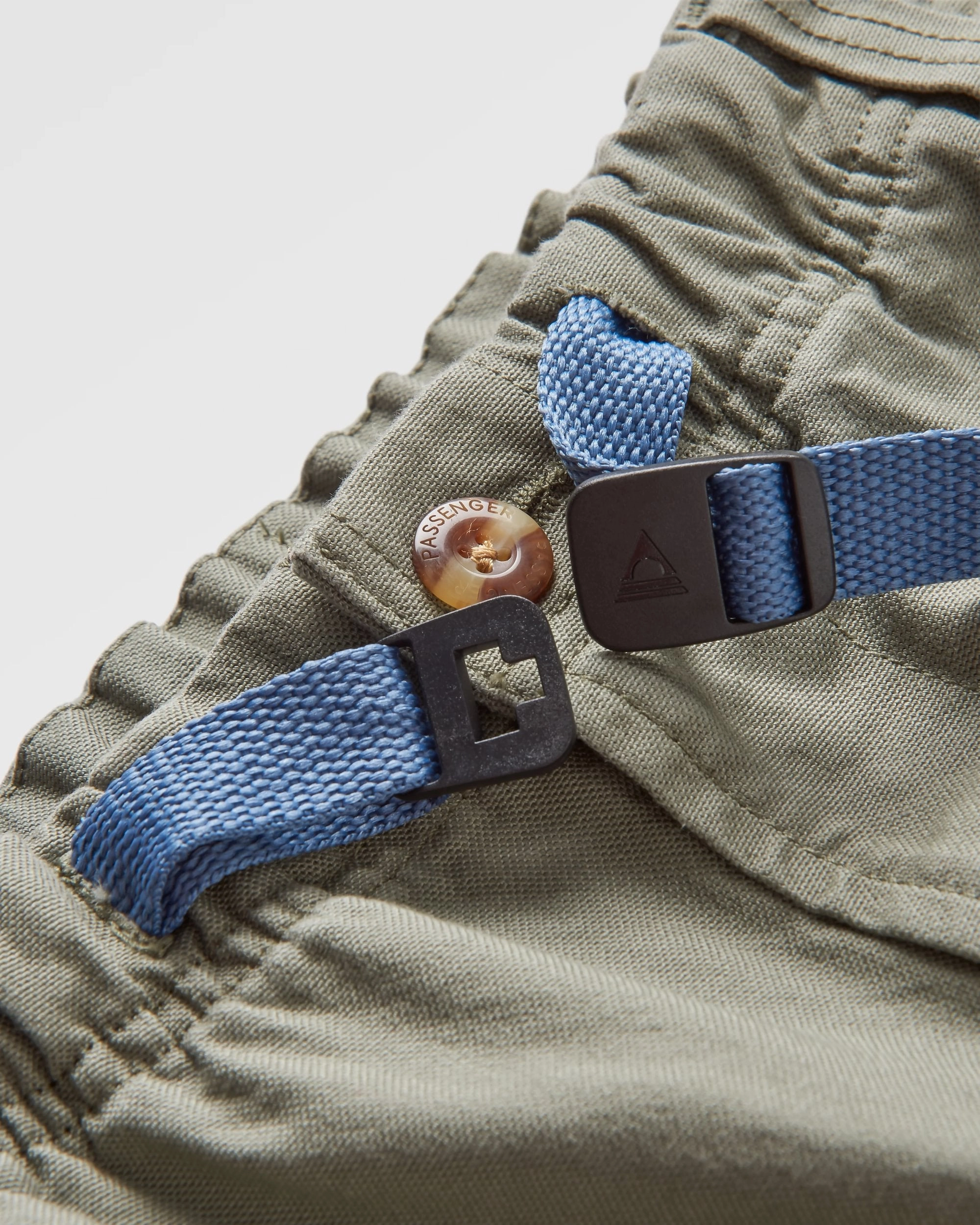 Adventurer Organic Canvas Trouser - Dusty Olive Easy Movement
