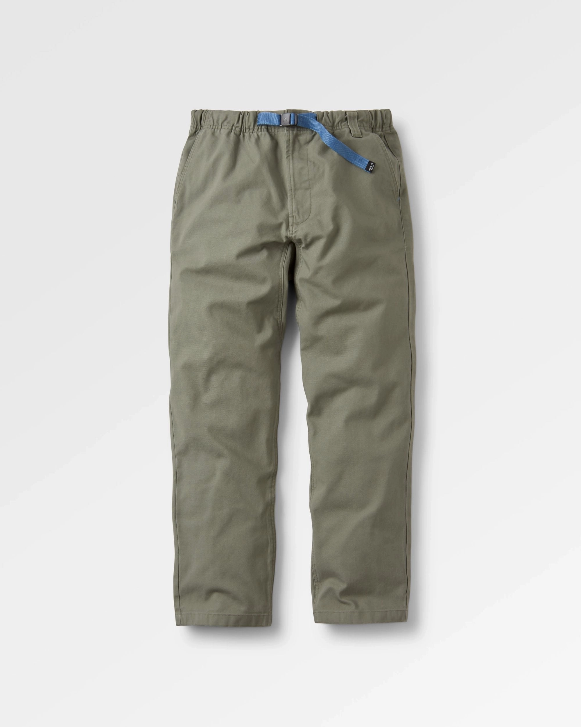 Wrinklefree Adventurer Organic Canvas Trouser - Dusty Olive