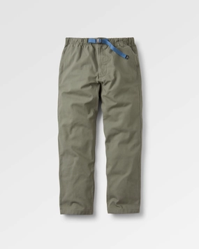 Wrinklefree Adventurer Organic Canvas Trouser - Dusty Olive