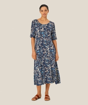 Love Blend 1010799 MaNedarina Dress - Cendre Blue