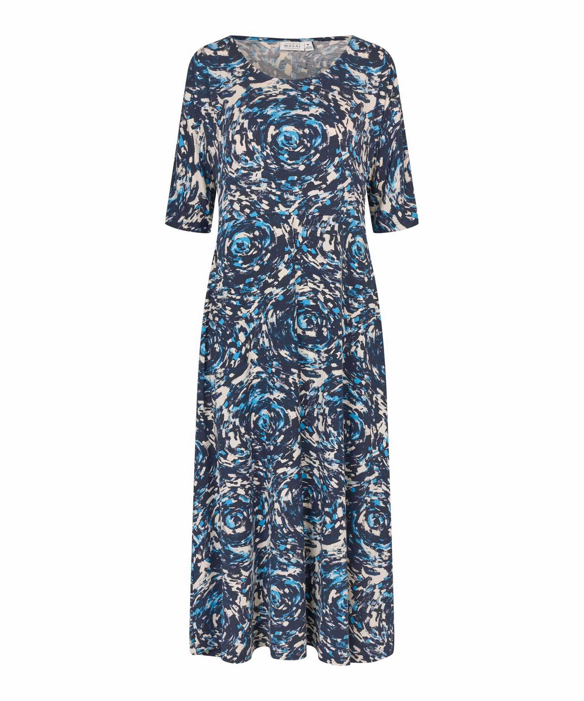 WaterRepellentCoating Simple Texture 1010799 MaNedarina Dress - Cendre Blue