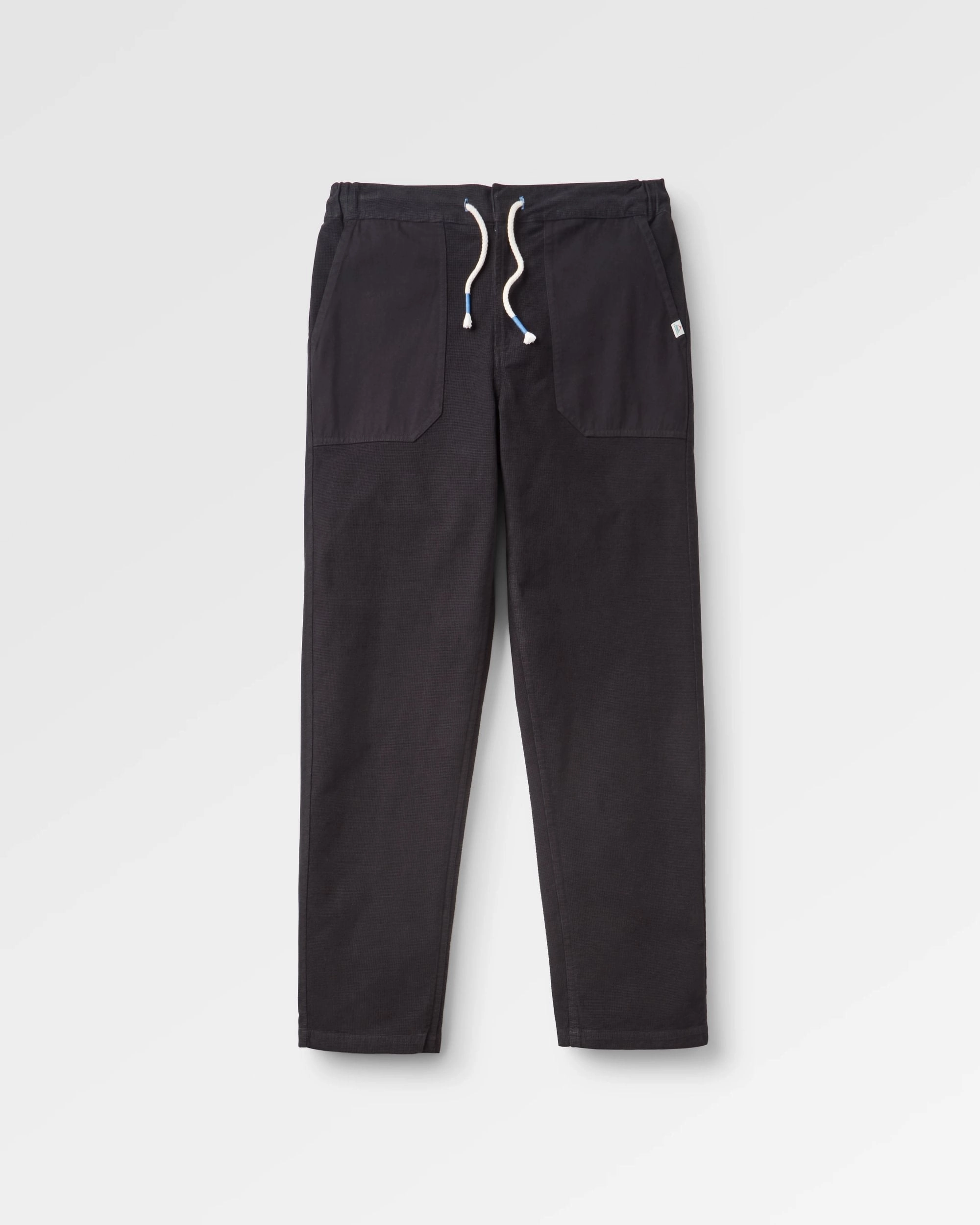 Simple Comfort Quick-Dry Material Avian Cord Trouser - Black