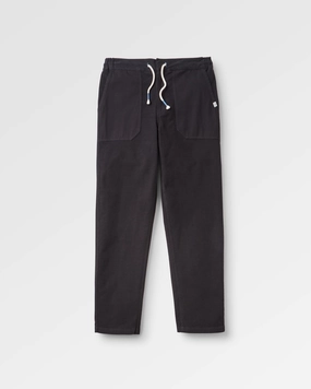 Simple Comfort Quick-Dry Material Avian Cord Trouser - Black
